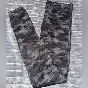 Spanx Gray Camo Leggings - NWOT Medium